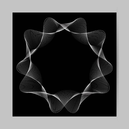 Design elements. Poligonal lines background.のイラスト素材