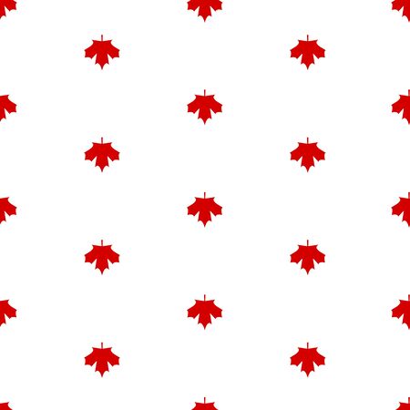 Red maple canada seamless pattern.のイラスト素材