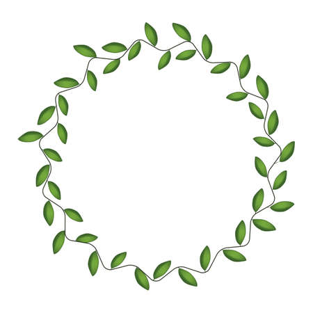 Laurel wreath isolated on white background. Vector Illustration EPS10のイラスト素材