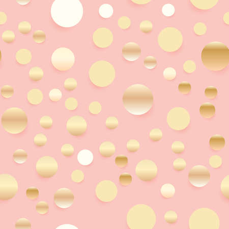 Abstract Glossy Confetti Seamless Pattern Background. Vector Illustrationのイラスト素材