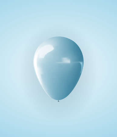 Realistic 3d balloon background for party, holiday, birthday, promotion card, poster. Vector Illustrationのイラスト素材