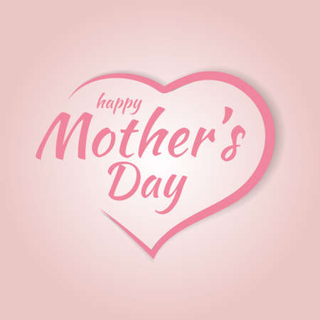 Happy Mother's Day congratulation background card. Vector illustration EPS10のイラスト素材