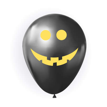 Funny balloon for Halloween isolated on white. Vector Illustration EPS10のイラスト素材