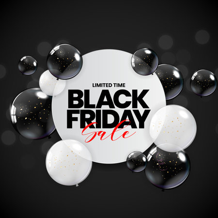 Black Friday Sale Vector Illustrationのイラスト素材