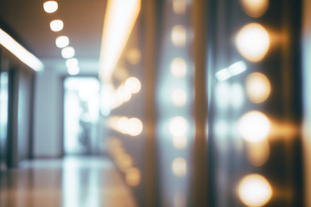 Blurred abstract background interior. Illustration Generative AIの素材