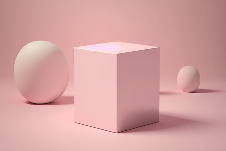 Abstract background for branding identity and packaging. Illustration Generative AIの素材