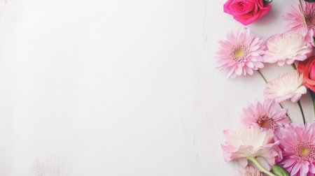 Mother's Day Natural Background. Illustration Generative AIの素材