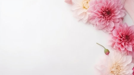 Mother's Day Natural Background. Illustration Generative AIの素材