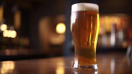 Abstract Beer Background. Illustration Generative AIの素材