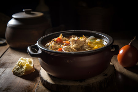 Colombian traditional tripe soup Illustration Generative AIの素材