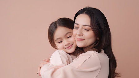 Happy Mother's Day Concept. Illustration Generative AIの素材