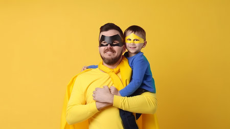 father's day concept. Illustration Generative AIの素材
