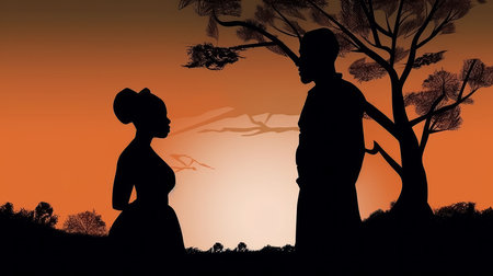 Juneteenth Background Illustration Generative AIの素材