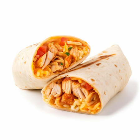 Mexican tortilla isolated.. Illustration Generative AIの素材