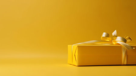 Holiday Background with Gift Box. Illustration Generative AIの素材