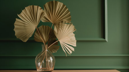 Minimalist natural background. Illustration Generative AIの素材