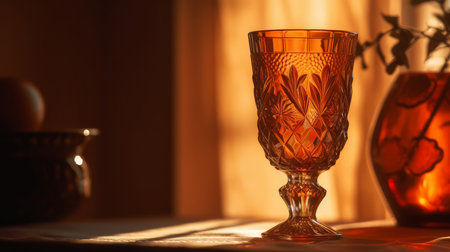Bohemian glass. Illustration Generative AIの素材