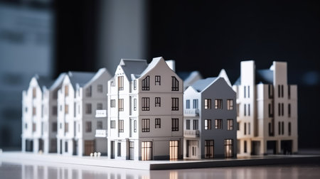 Little house make. Illustration Generative AIの素材