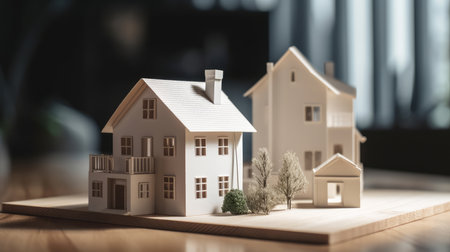 Little house make. Illustration Generative AIの素材