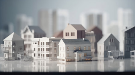 Little house make. Illustration Generative AIの素材