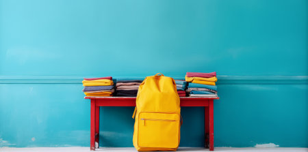 Back to school concept. Illustration Generative AIの素材