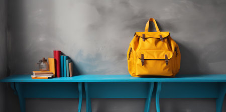 Back to school concept. Illustration Generative AIの素材