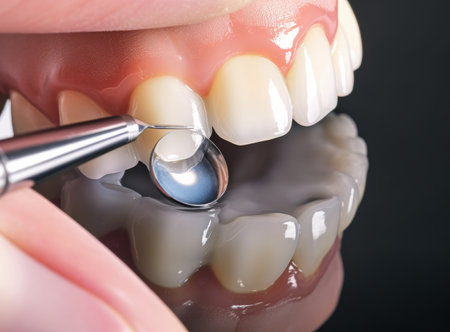 Dentist visit. Illustration Generative AIの素材