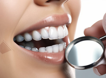 Dentist visit. Illustration Generative AIの素材