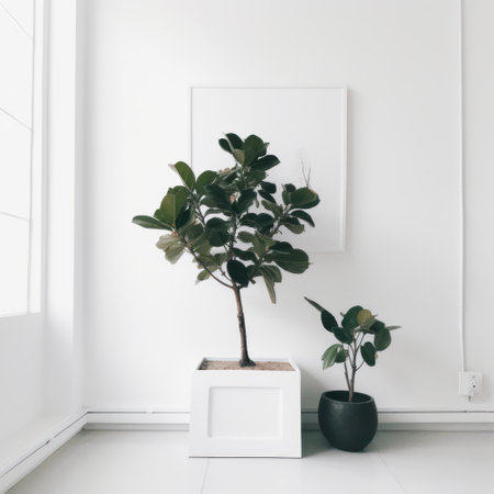 Minimalist background for post in social network. Illustration Generative AIの素材