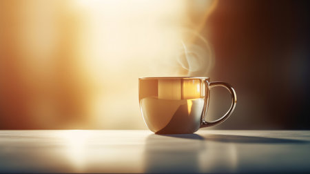 abstract coffee background. Illustration Generative AIの素材