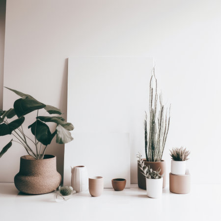 Minimalist background for post in social network. Illustration Generative AIの素材