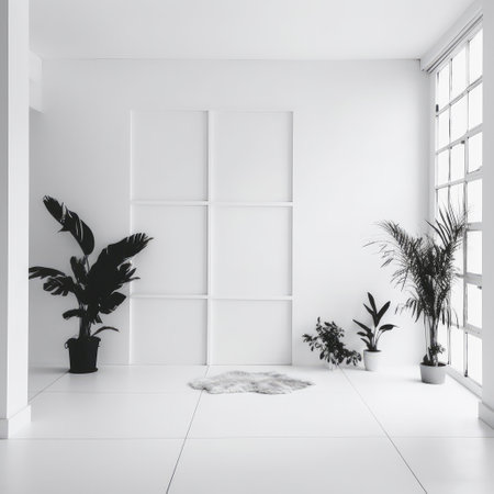 Minimalist background for post in social network. Illustration Generative AIの素材