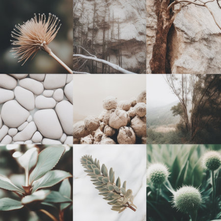 Minimalist summer background for social media post. Illustration Generative AIの素材