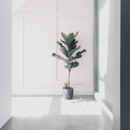 Minimalist background for post in social network. Illustration Generative AIの素材