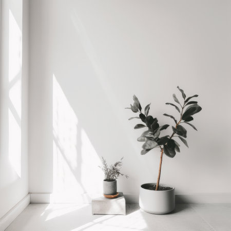 Minimalist background for post in social network. Illustration Generative AIの素材