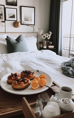 Sunday morning social media post. Illustration Generative AIの素材