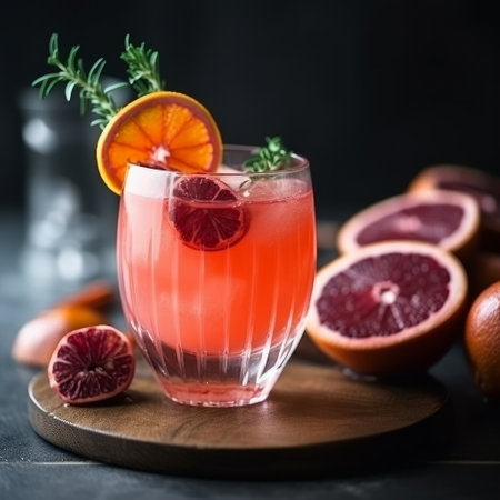 summer cocktail. Illustration Generative AIの素材