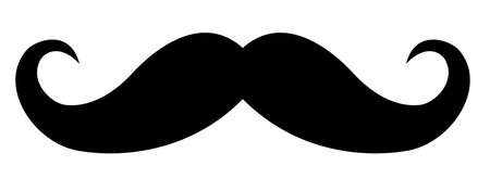 Dads mustache collection. Vector Illustration. EPS10のイラスト素材