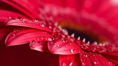 Pink gerbera flower. Illustration Generative AIの素材