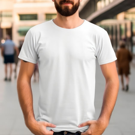 White mockup template. Illustration Generative AIの素材
