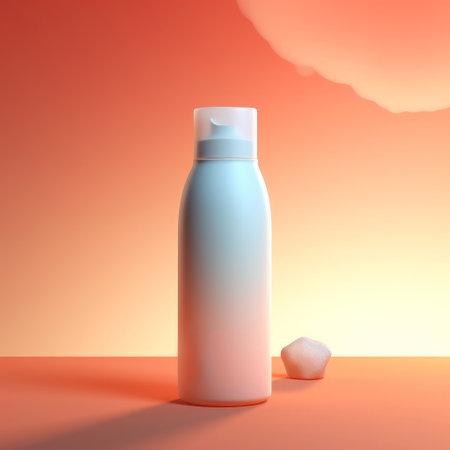 cosmetic skin care cream bottle. Illustration Generative AIの素材