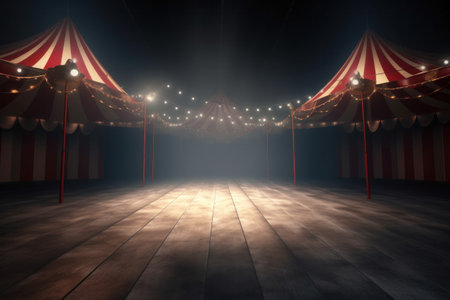 Circle background. Illustration Generative AIの素材