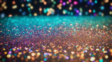 Glitter confetti background. Illustration Generative AIの素材
