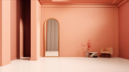 Minimal luxury aesthetic modern background. Illustration Generative AIの素材