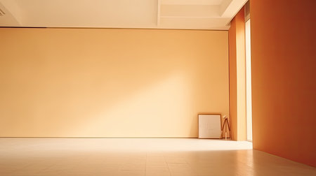 Minimal vivid interior. Illustration Generative AIの素材