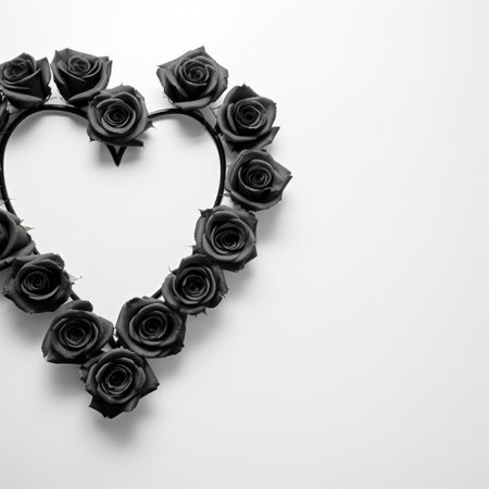 An elegant black and white.の素材