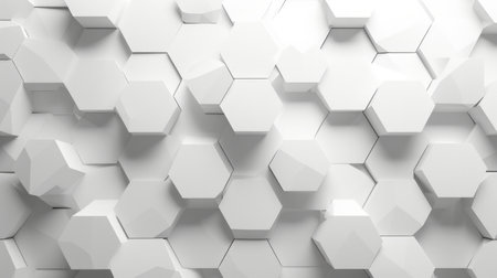 Minimal geometric white light background abstract design.の素材