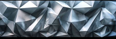 Incorporate 3D effects, such as lines, stripes, and triangles, to add depth and dimension.の素材