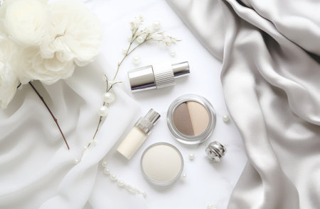 fashion and beauty items sitting on a table,の素材