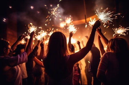 party lights tips and ideas for your new year's partyの素材